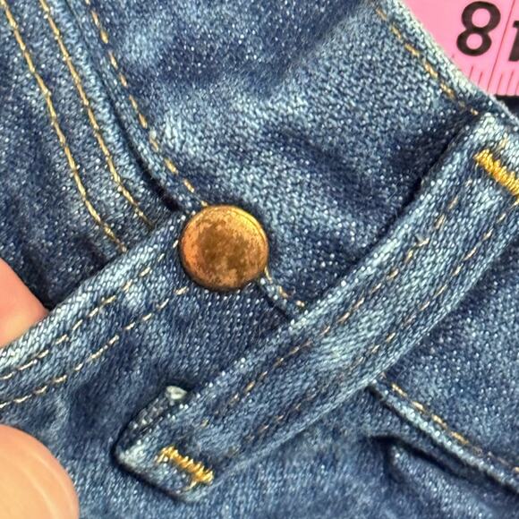 Wrangler Men's 30 Cowboy Cut Fit Denim Blue Jeans Hemmed to 28 1/2" - Picture 10 of 10